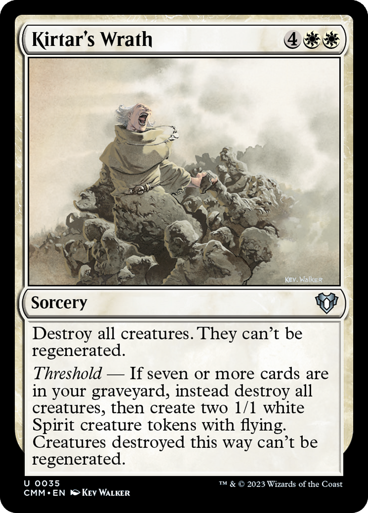 Kirtar's Wrath (CMM-035) [Commander Masters]