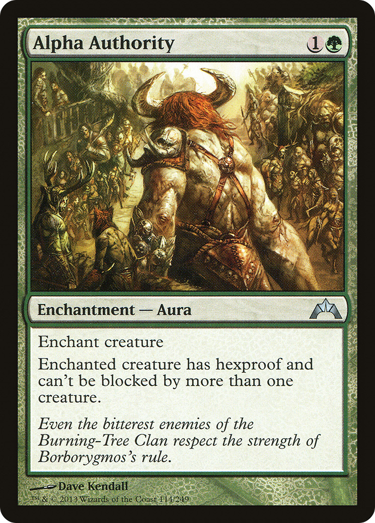 Alpha Authority (GTC-114) [Gatecrash]