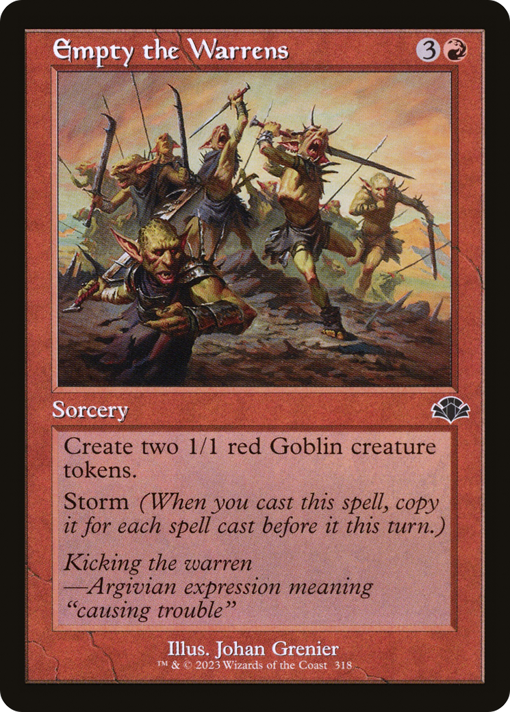 Empty the Warrens (DMR-318) [Dominaria Remastered]