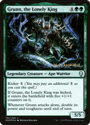Grunn, the Lonely King (PRE-165S) [Dominaria Promos] Foil