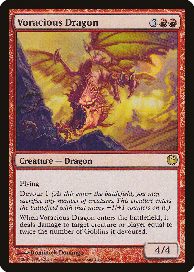 Voracious Dragon (DDG-056) [Duel Decks: Knights vs. Dragons]