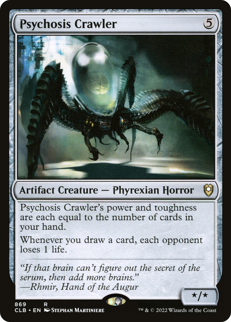 Psychosis Crawler (CLB-869) [Commander Legends: Battle for Baldur's Gate]