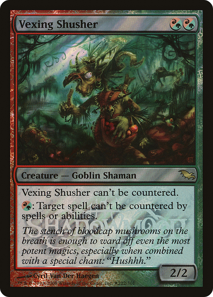 Vexing Shusher (LARP-222★) [Shadowmoor Promos] Foil
