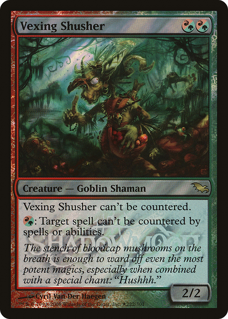 Vexing Shusher (LARP-222★) [Shadowmoor Promos] Foil