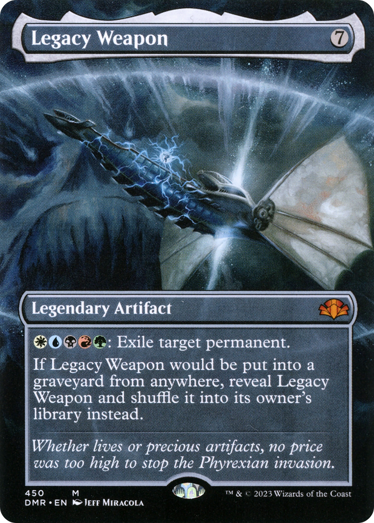 Legacy Weapon (DMR-450) [Dominaria Remastered] (Borderless) Foil