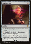 Staff of Nin (C17-224) [Commander 2017]
