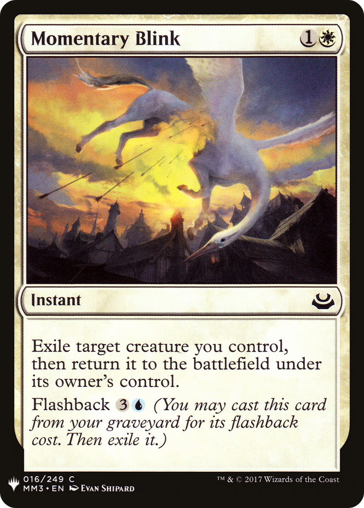 Momentary Blink (LIST-MM3-16) [The List]