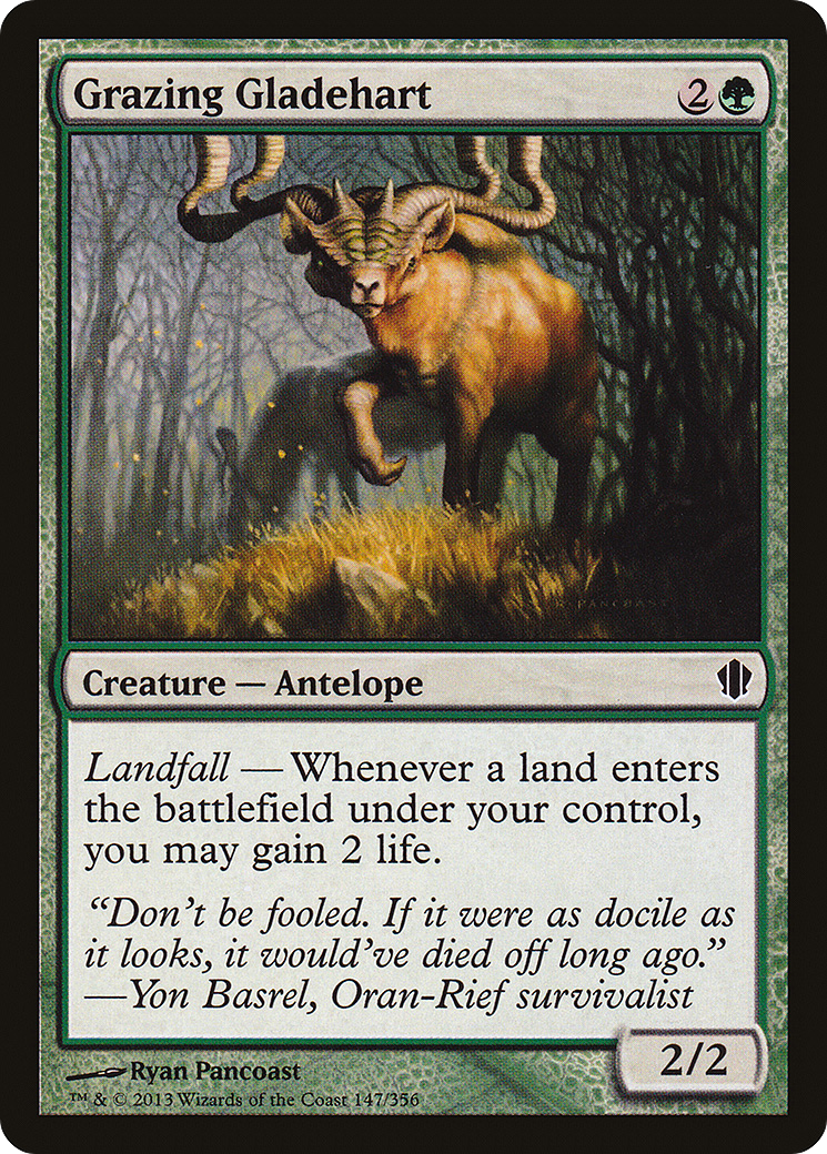 Grazing Gladehart (C13-147) [Commander 2013]