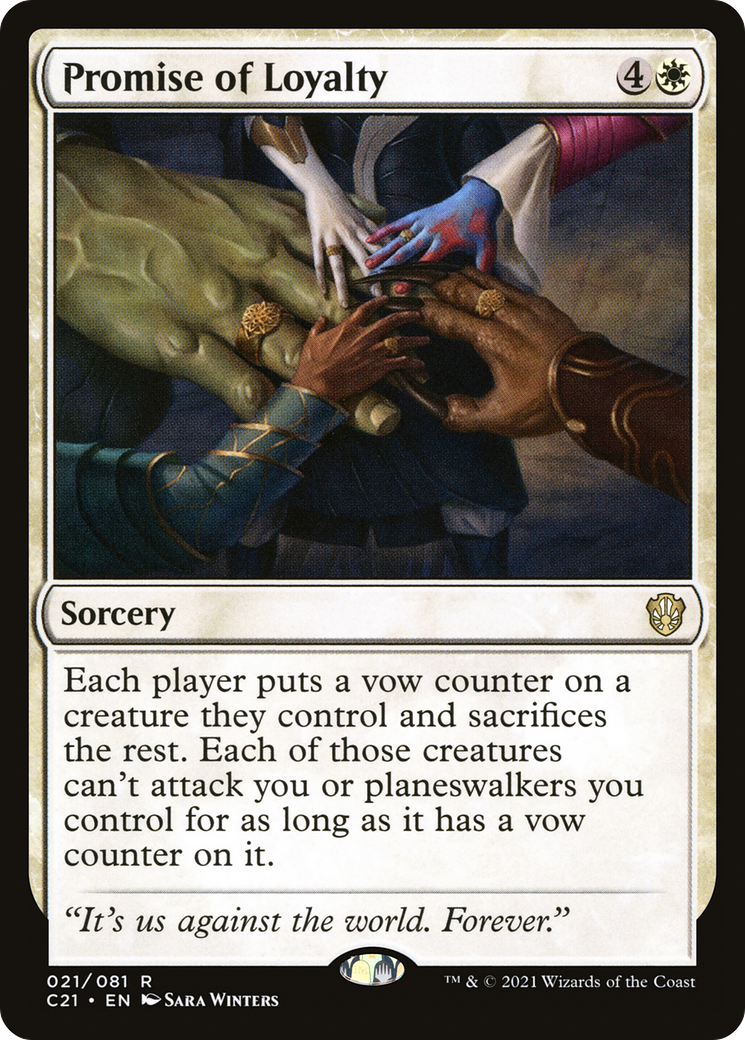 Promise of Loyalty (C21-021) [Commander 2021]