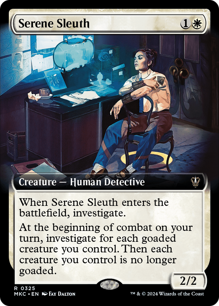 Serene Sleuth (MKC-325) [Murders at Karlov Manor Commander]: (Extended Art)