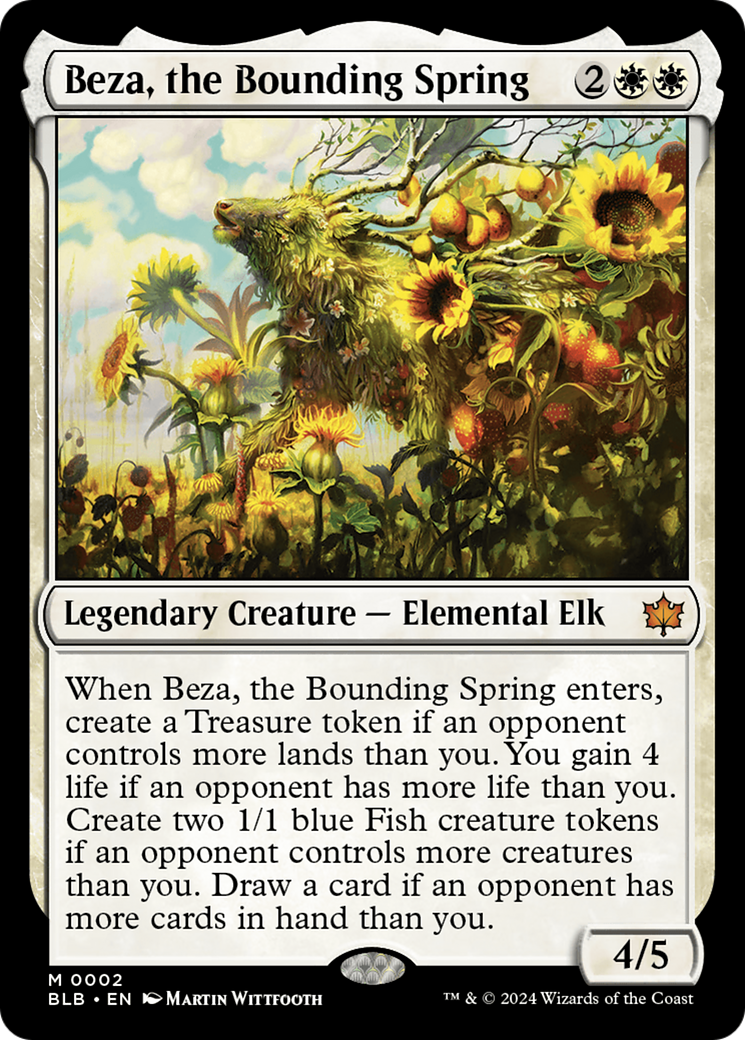 Beza, the Bounding Spring (BLB-002) [Bloomburrow] Foil