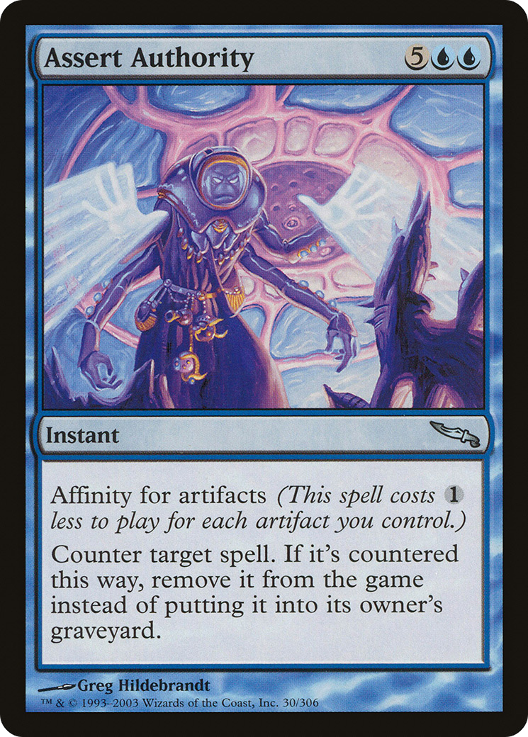 Assert Authority (MRD-030) [Mirrodin] Foil