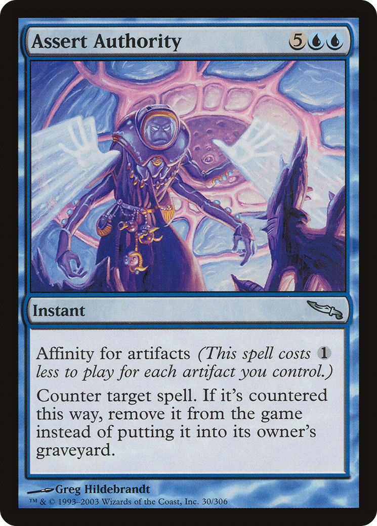 Assert Authority (MRD-030) [Mirrodin]