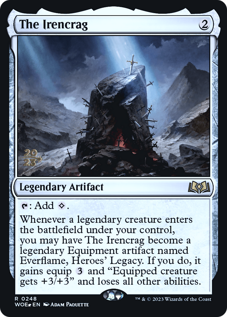The Irencrag (PRE-248S) [Wilds of Eldraine Promos] Foil