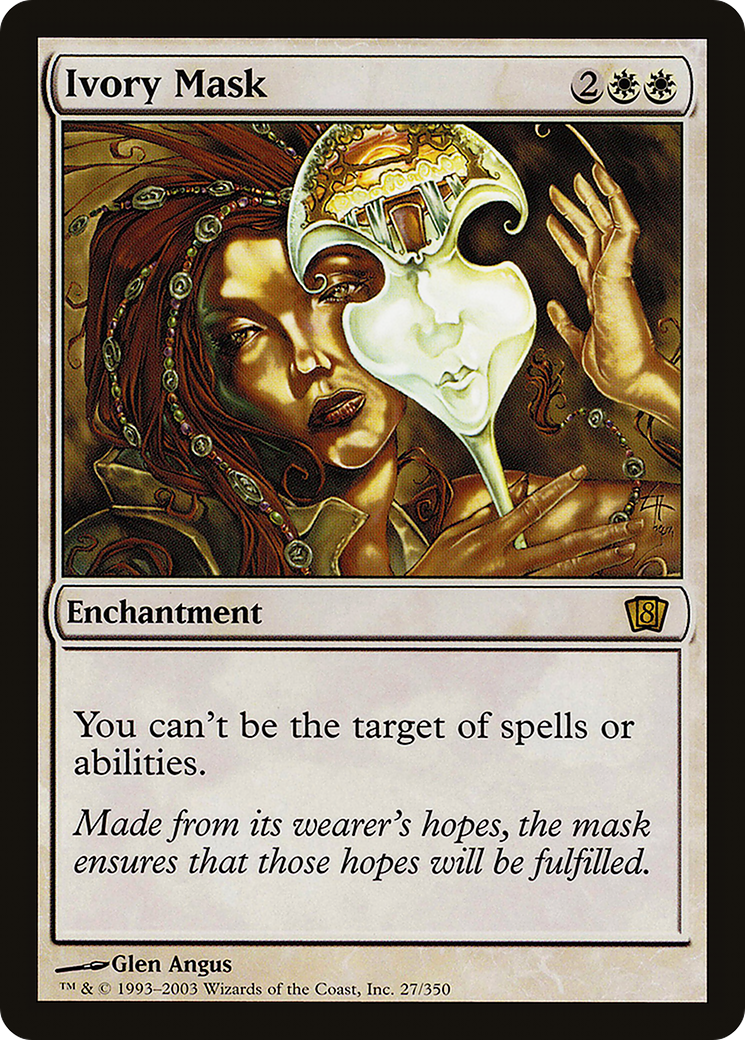 Ivory Mask (8ED-27★) [8th Edition]