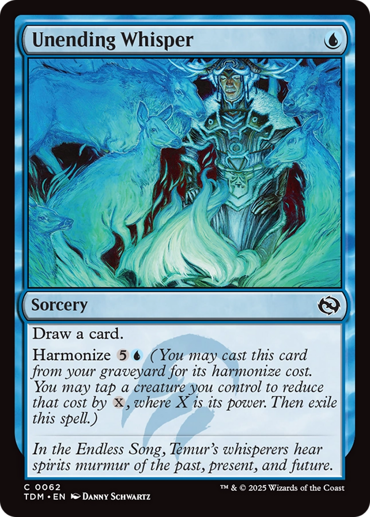 Unending Whisper (TDM-062) [Tarkir: Dragonstorm]