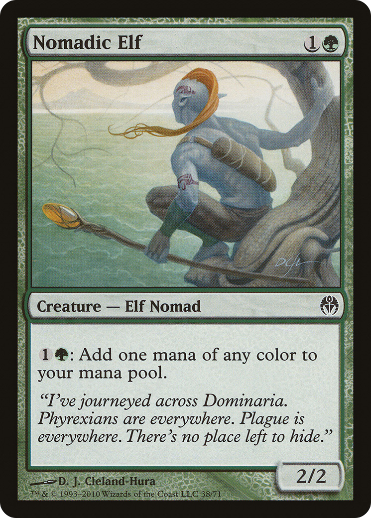 Nomadic Elf (DDE-038) [Duel Decks: Phyrexia vs. the Coalition]