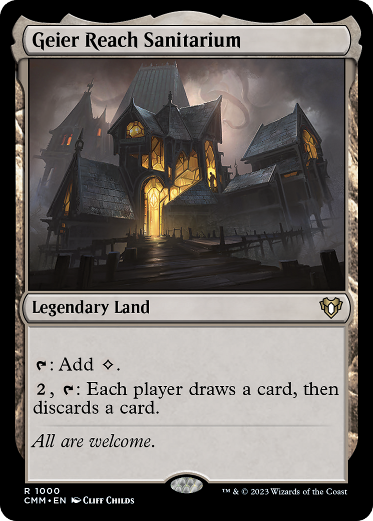 Geier Reach Sanitarium (CMM-1000) [Commander Masters]
