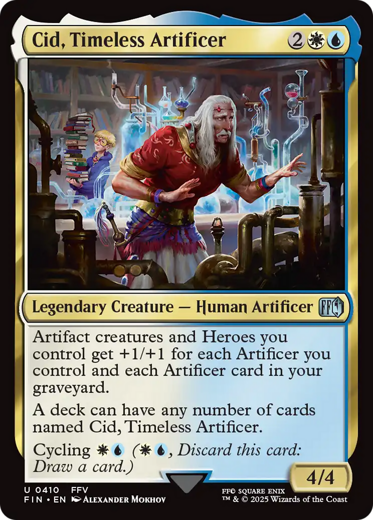 Cid, Timeless Artificer (0410) (FIN-410) [FINAL FANTASY]