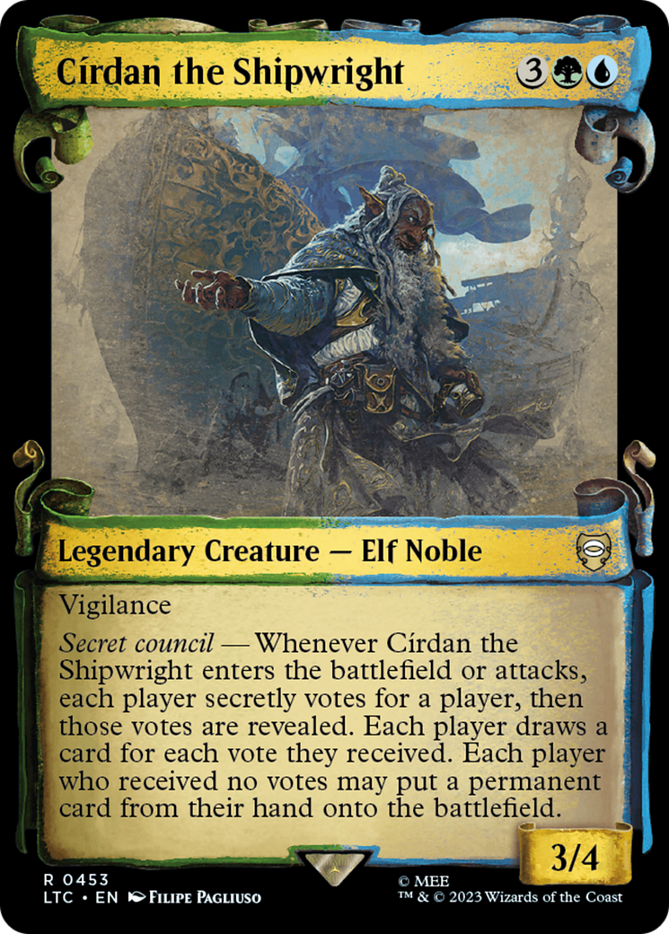 Círdan the Shipwright (LTC-453) [Tales of Middle-earth Commander]: (Showcase) Foil