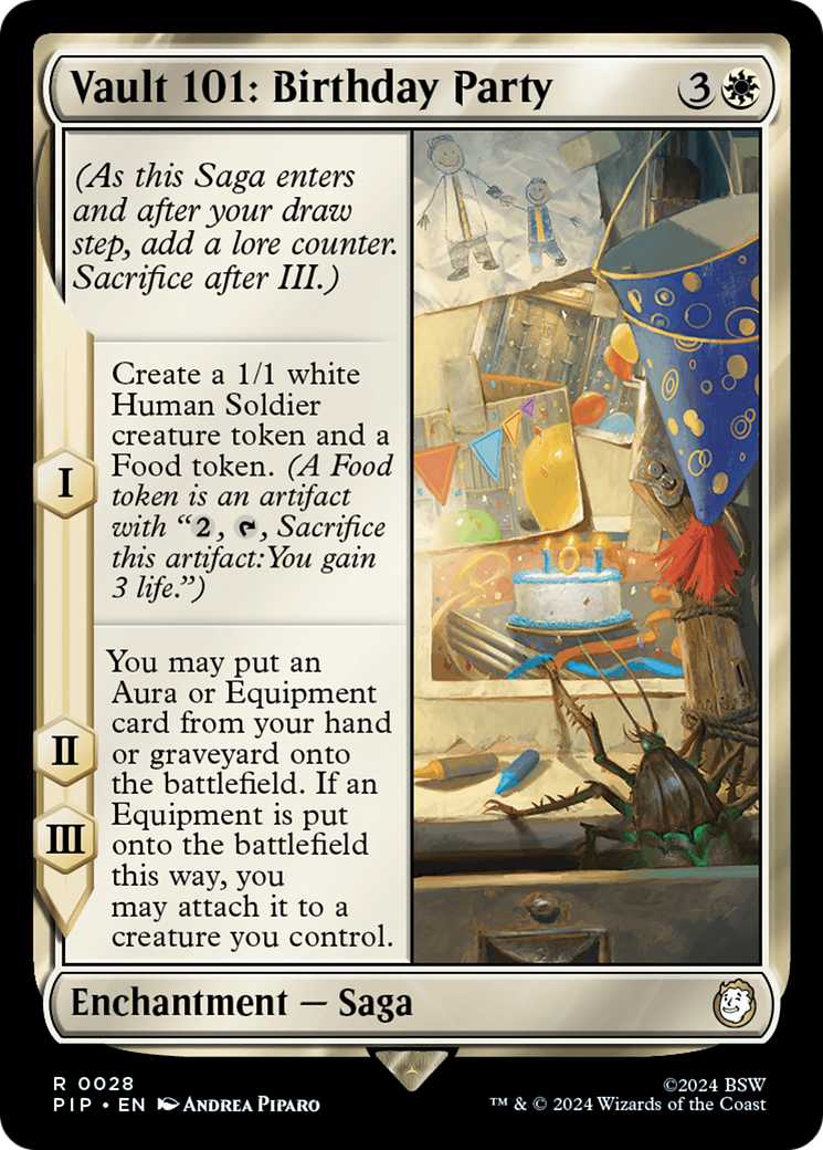 Vault 101: Birthday Party (PIP-028) [Fallout] Foil