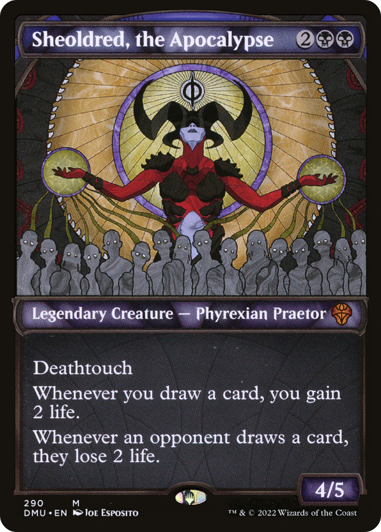 Sheoldred, the Apocalypse (Showcase) (DMU-290) [Dominaria United]