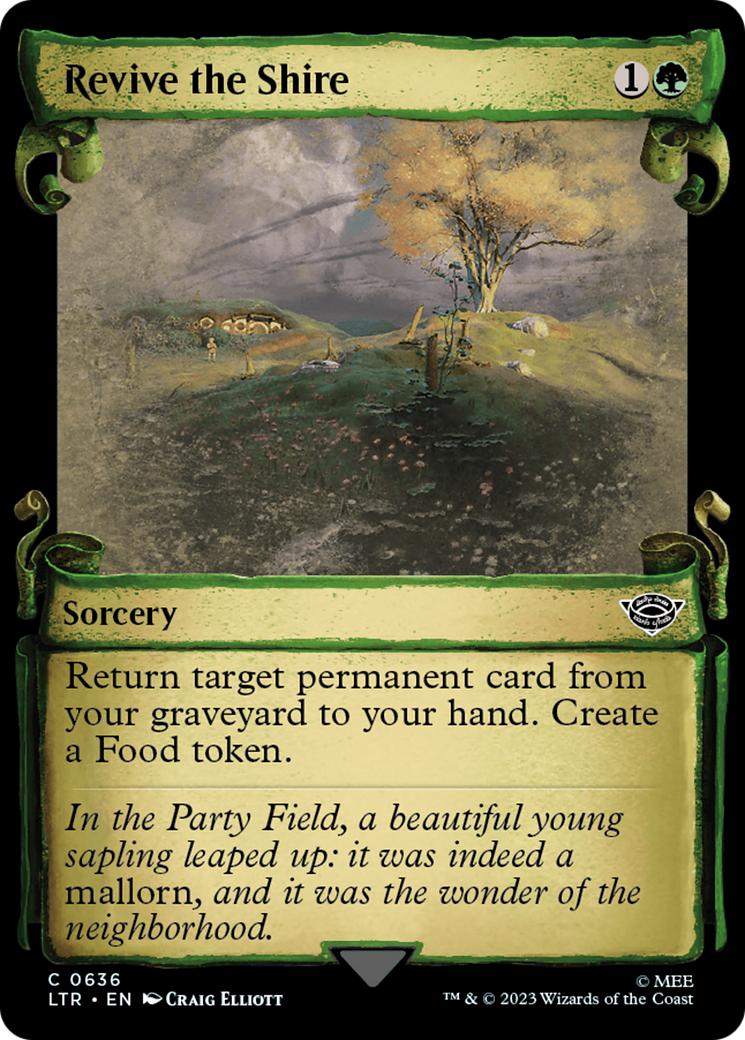 Revive the Shire (LTR-636) [The Lord of the Rings: Tales of Middle-earth]: (Showcase) Foil