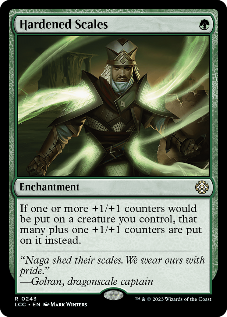 Hardened Scales (LCC-243) [The Lost Caverns of Ixalan Commander]