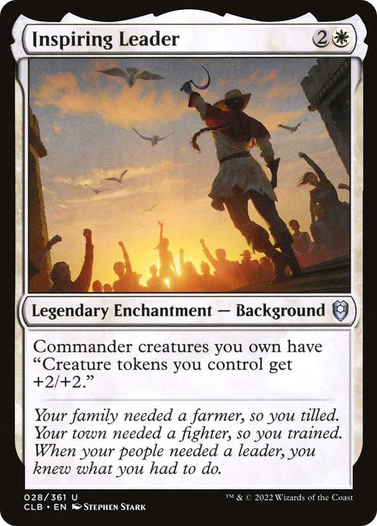 Inspiring Leader (CLB-028) [Commander Legends: Battle for Baldur's Gate]