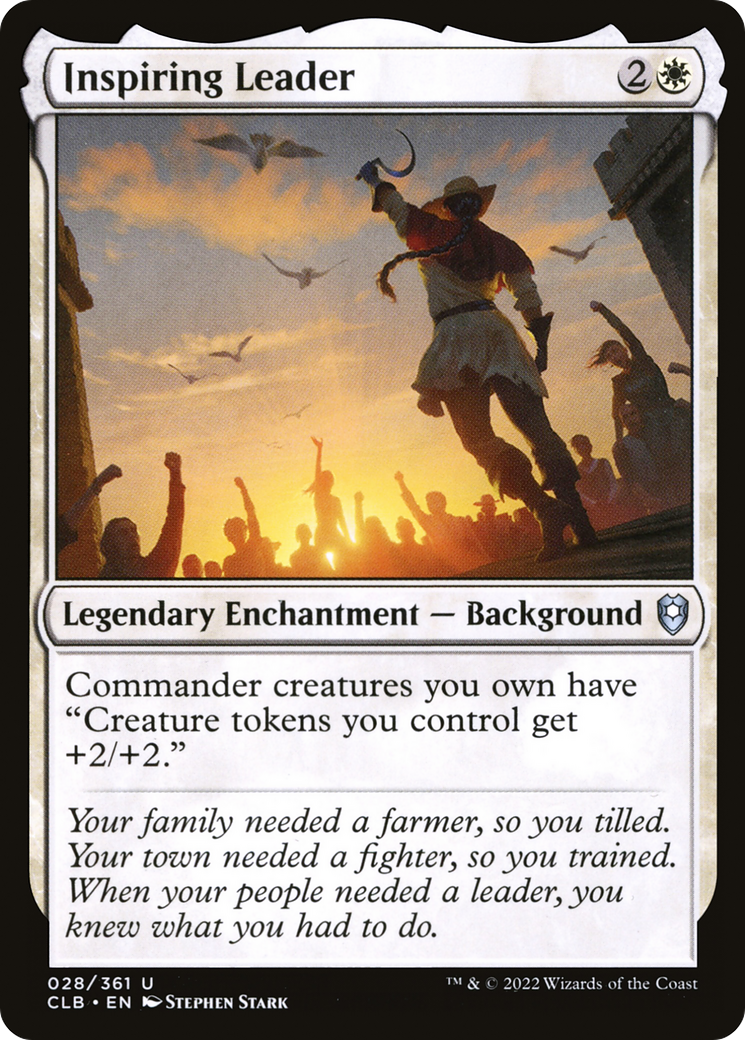 Inspiring Leader (CLB-028) [Commander Legends: Battle for Baldur's Gate]