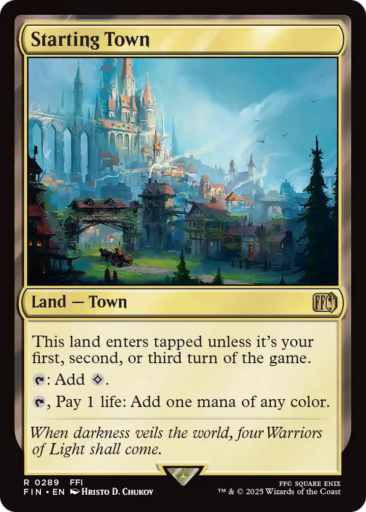 Starting Town (FIN-289) [FINAL FANTASY] Foil