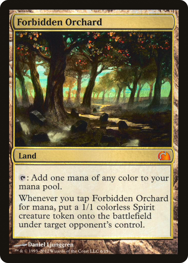 Forbidden Orchard (V12-006) [From the Vault: Realms] Foil
