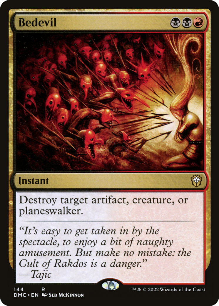 Bedevil (DMC-144) [Dominaria United Commander]