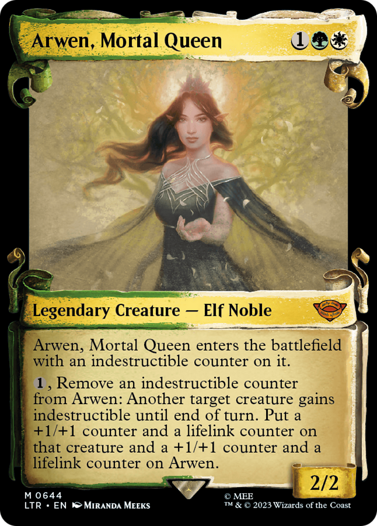 Arwen, Mortal Queen (Showcase Scrolls) (LTR-644) [The Lord of the Rings: Tales of Middle-earth]