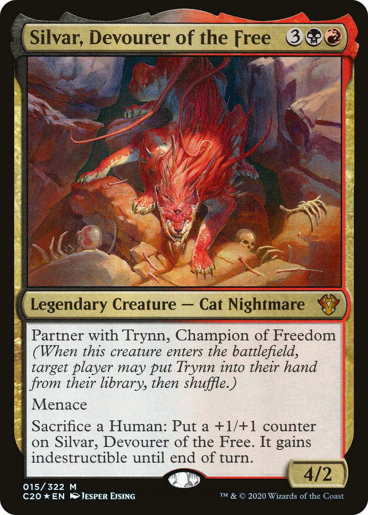 Silvar, Devourer of the Free (C20-015) [Commander 2020] Foil