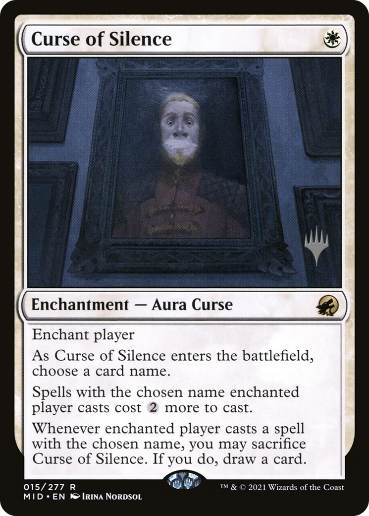Curse of Silence (PPMID-15P) [Promo Pack: Innistrad: Midnight Hunt Promos]