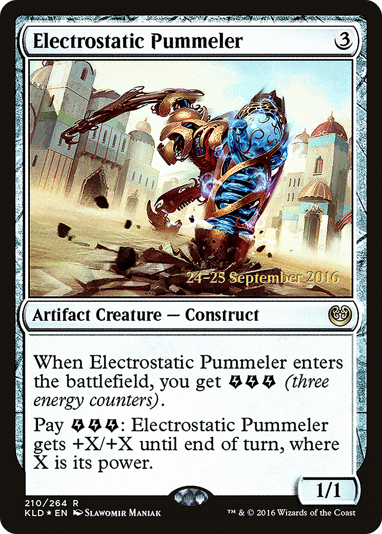 Electrostatic Pummeler (PRE-210S) [Kaladesh Promos] Foil