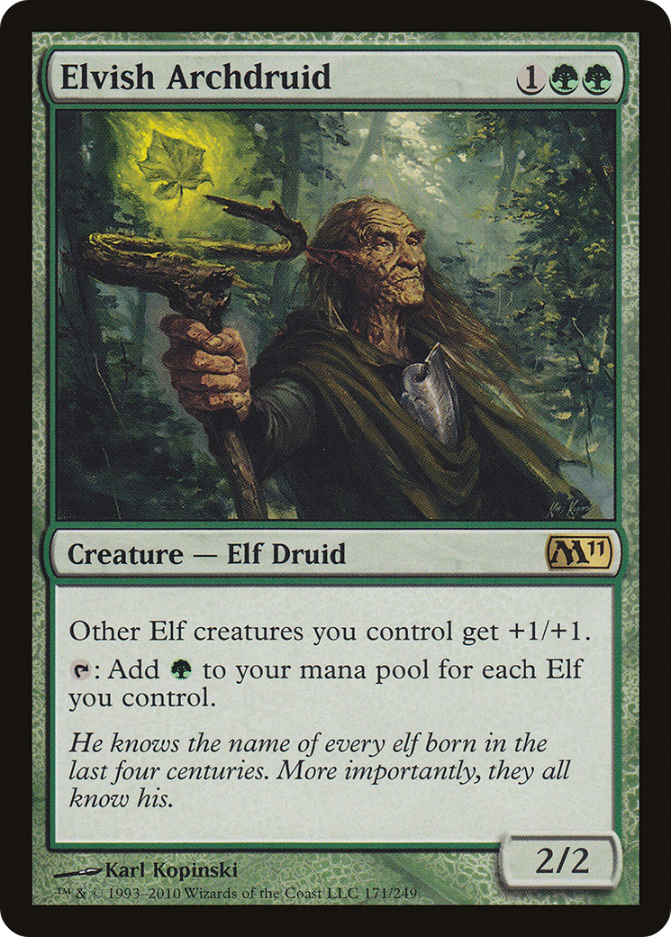 Elvish Archdruid (M11-171) [Magic 2011]