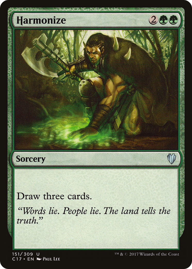 Harmonize (C17-151) [Commander 2017]