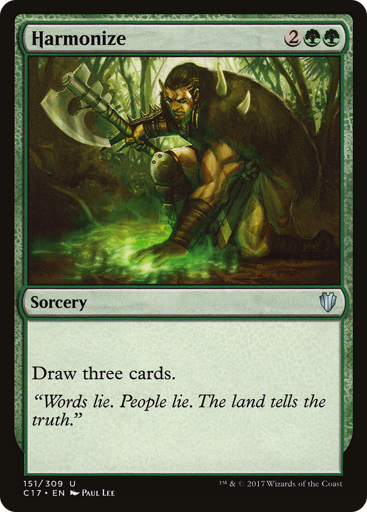 Harmonize (C17-151) [Commander 2017]
