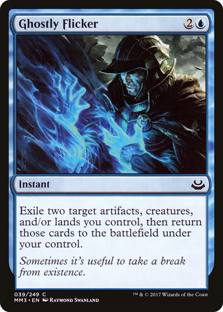 Ghostly Flicker (MM3-039) [Modern Masters 2017] Foil