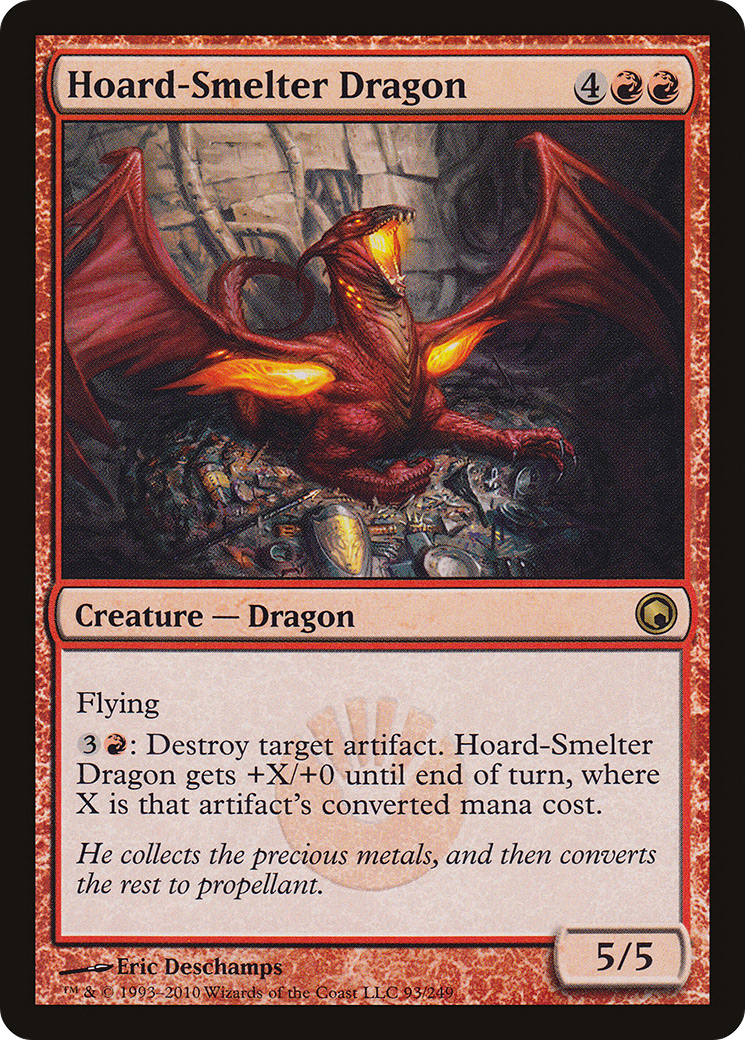 Hoard-Smelter Dragon (SOM-093) [Scars of Mirrodin]