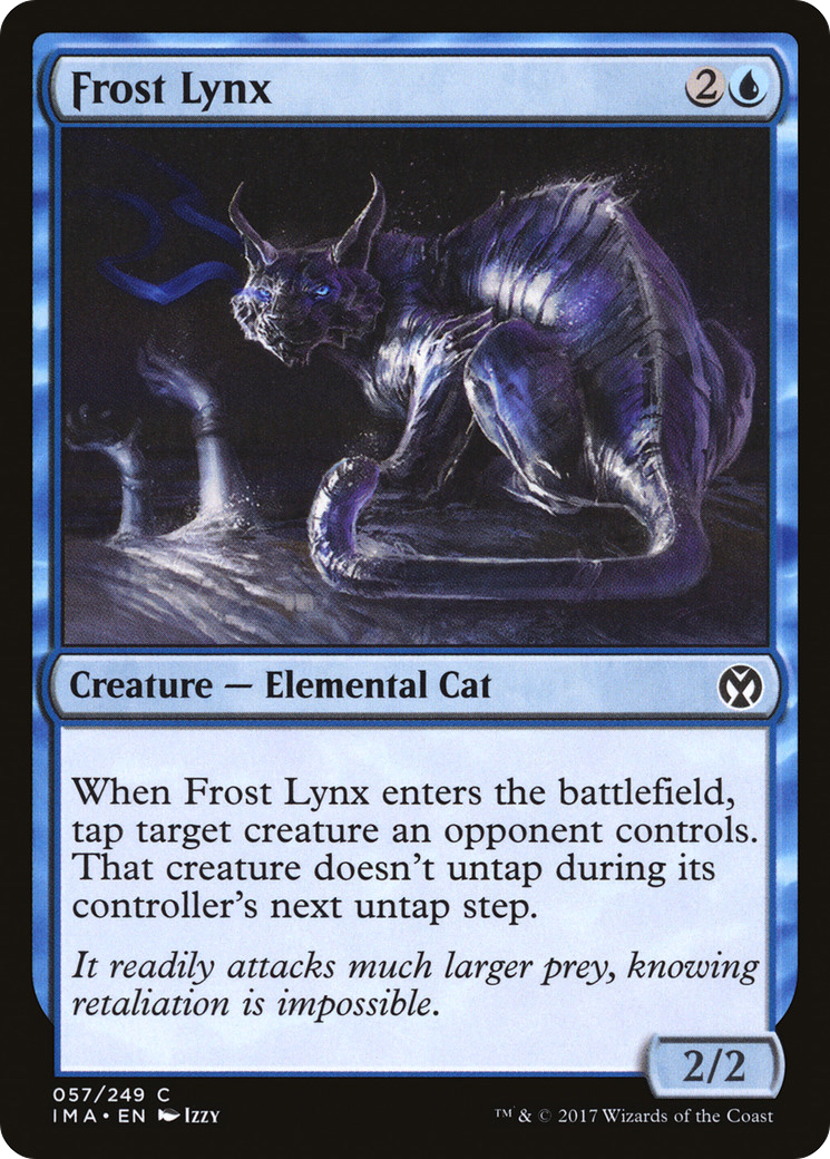 Frost Lynx (IMA-057) [Iconic Masters] Foil