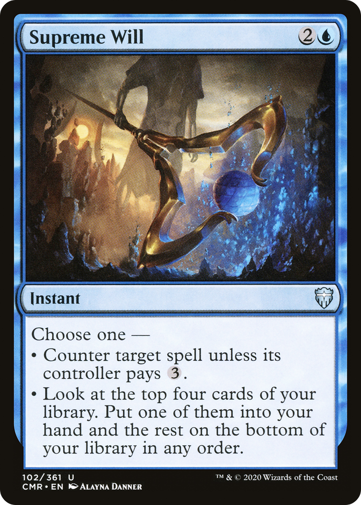 Supreme Will (CMR-102) [Commander Legends]