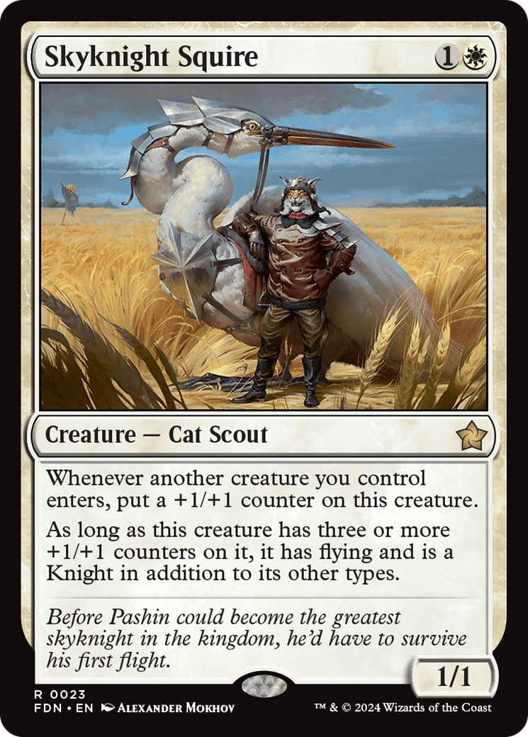 Skyknight Squire (FDN-023) [Foundations]