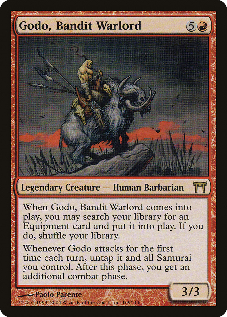 Godo, Bandit Warlord (CHK-169) [Champions of Kamigawa]