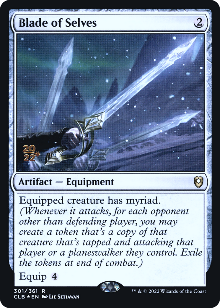 Blade of Selves (PRE-301) [Battle for Baldur's Gate Promos] Foil