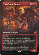 Twinflame Tyrant (FDN-395) [Foundations] (Borderless) Foil