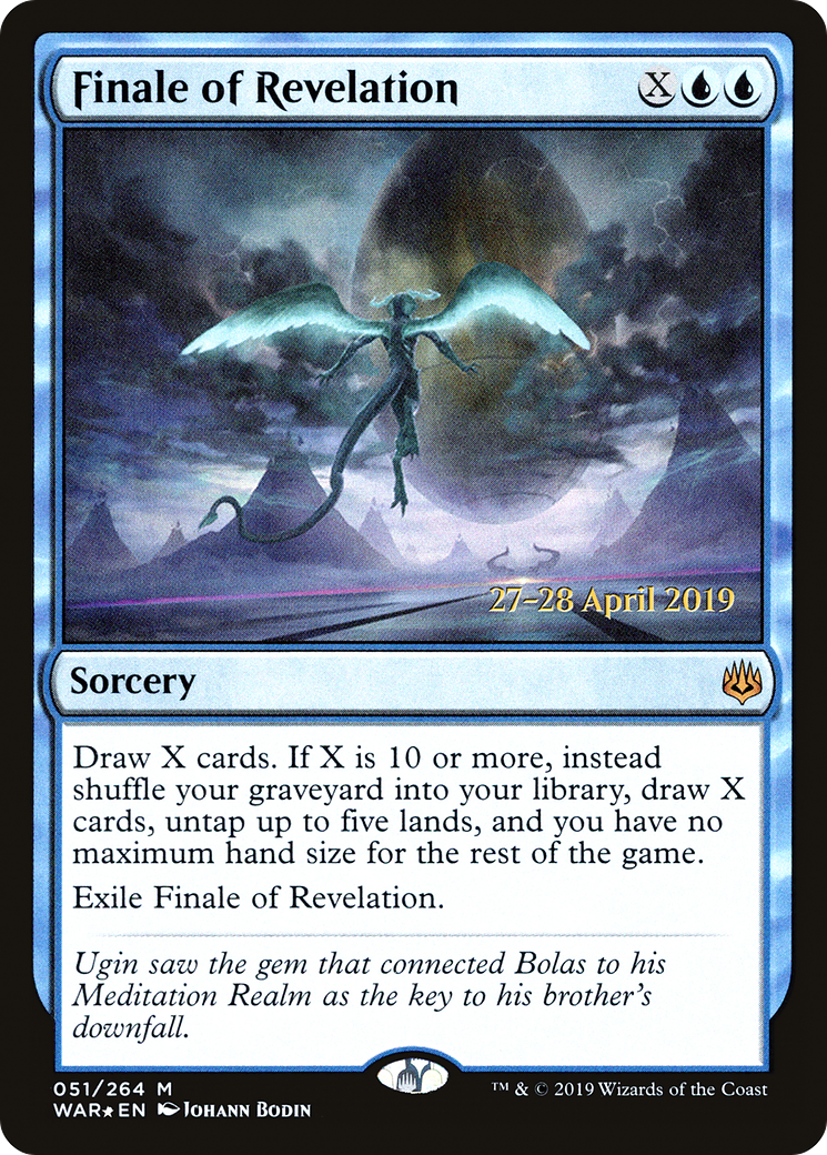Finale of Revelation (PRE-51S) [War of the Spark Promos] Foil