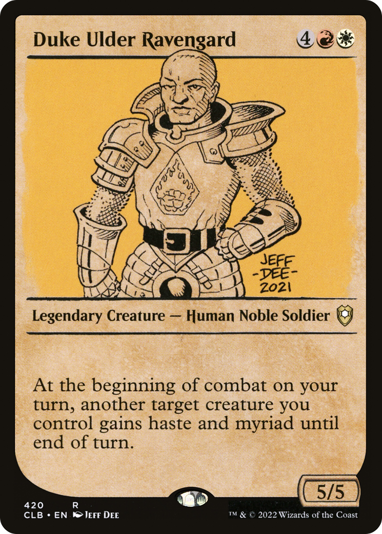 Duke Ulder Ravengard (CLB-420) [Commander Legends: Battle for Baldur's Gate]: (Showcase)